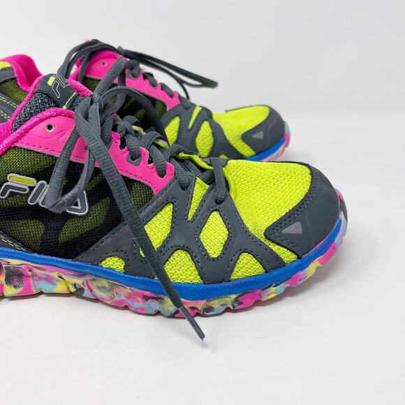 FILA Womens 7 Shadow Sprinter Running Shoes Sneakers Training Athletic Pink Gray - Picture 4 of 11